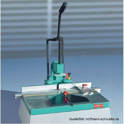 Hoffmann- X-Line 20, manuelle Nutfräsmaschine (Schwalbenschwanzfräser) Referenznummer 137