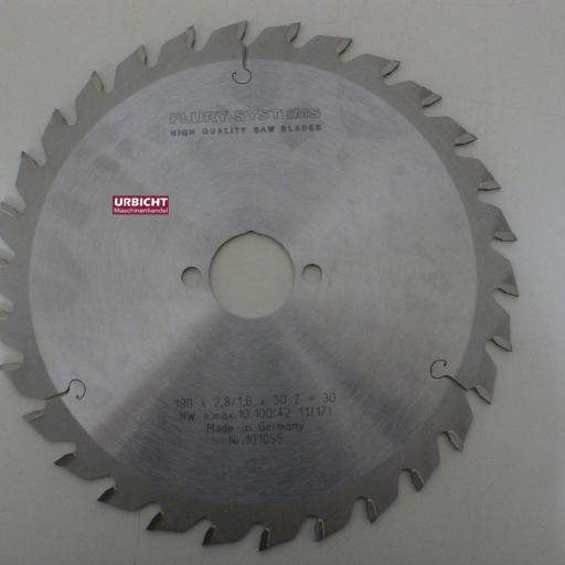 HW-Kreissägeblatt Z30 / Durchmesser 190 mm